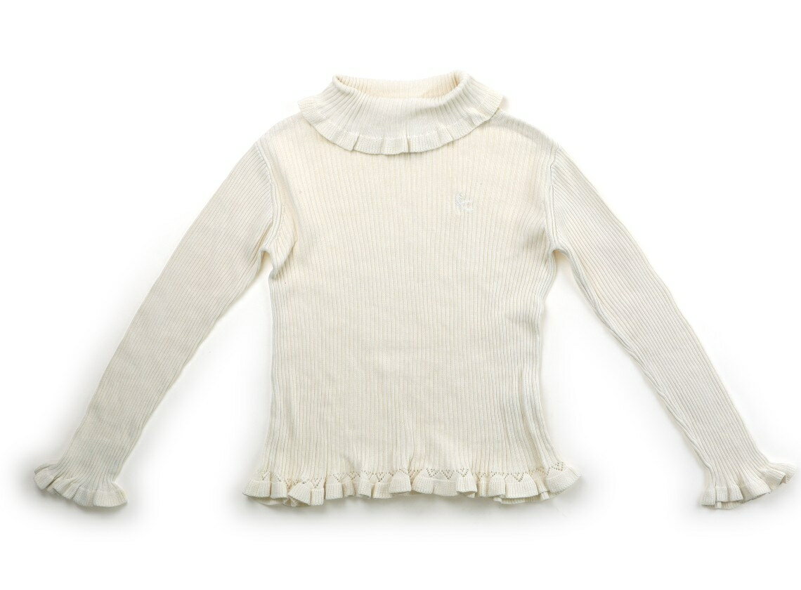 組曲 Kumikyoku ニット・セーター 120 女の子 生成り 子供服 ベビー服 キッズ アウトレット ユーズド 【中古】キッズ・ベビー・マタニティ