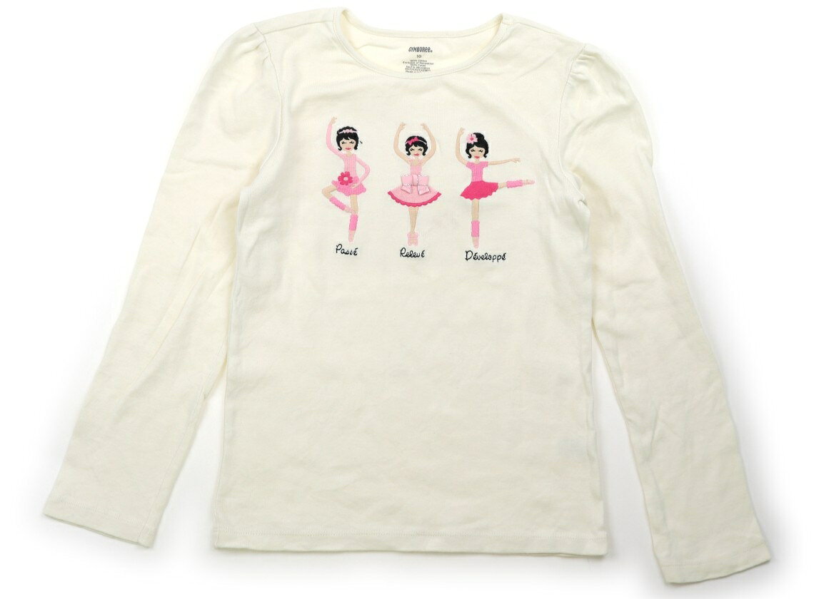 Rakuten - ジンボリー Gymboree Tシャツ・カットソー 140 女の子 オフホワイト 子供服 ベビー服 キッズ アウトレット ユーズド 【中古】キッズ・ベビー・マタニティ