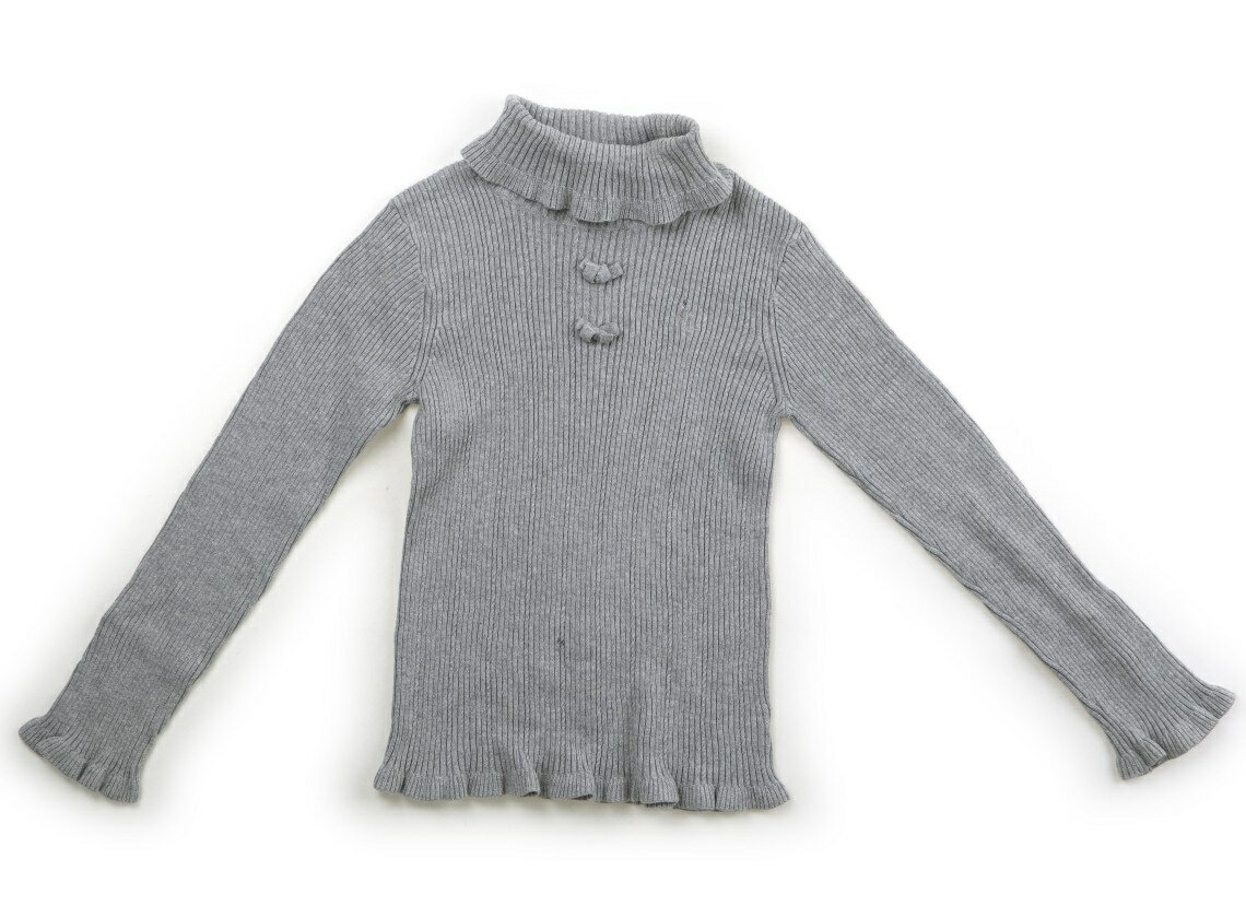 組曲 Kumikyoku ニット・セーター 120 女の子 グレー 子供服 ベビー服 キッズ アウトレット ユーズド 【中古】キッズ・ベビー・マタニティ