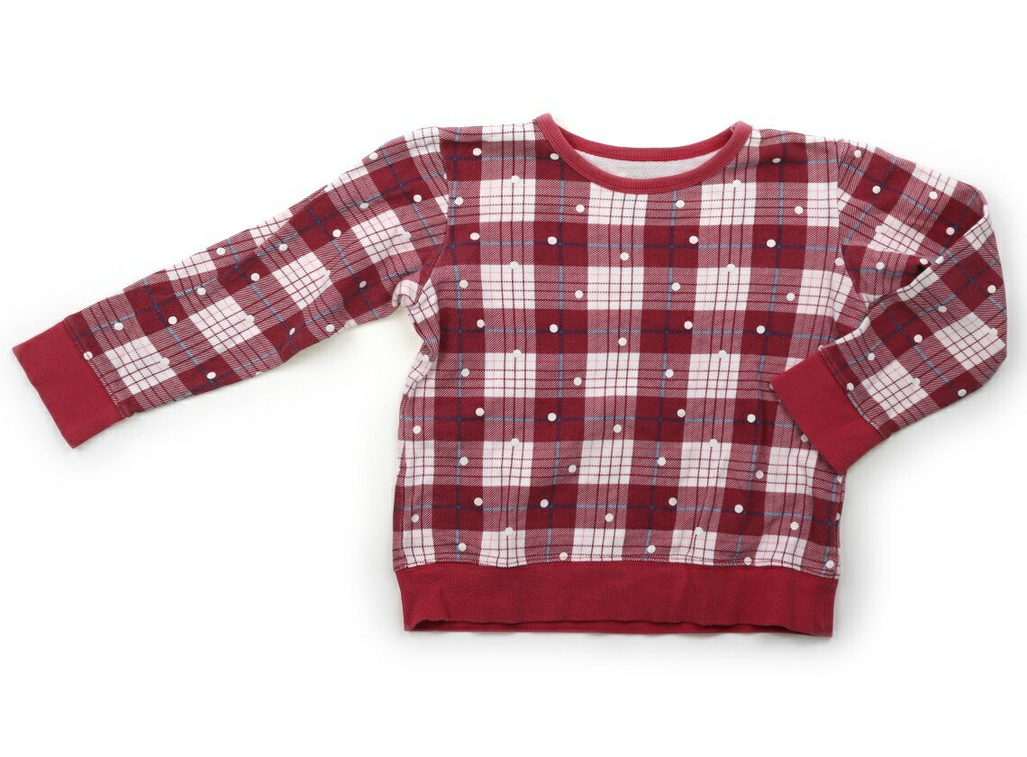 Rakuten - アンパサンド ampersand トレーナー・プルオーバー 110 女の子 ピンク、チェック、ドット 子供服 ベビー服 キッズ アウトレット ユーズド 【中古】キッズ・ベビー・マタニティ