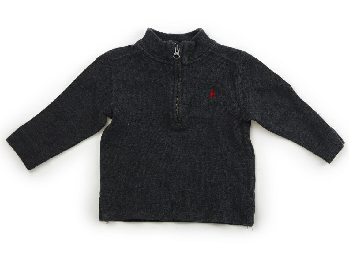 ポロラルフローレン POLO RALPH LAUREN トレーナー・プルオーバー 90 男の子 チャコール・ブラックチュール 子供服 ベビー服 キッズ アウトレット ユーズド 【中古】キッズ・ベビー・マタニティ