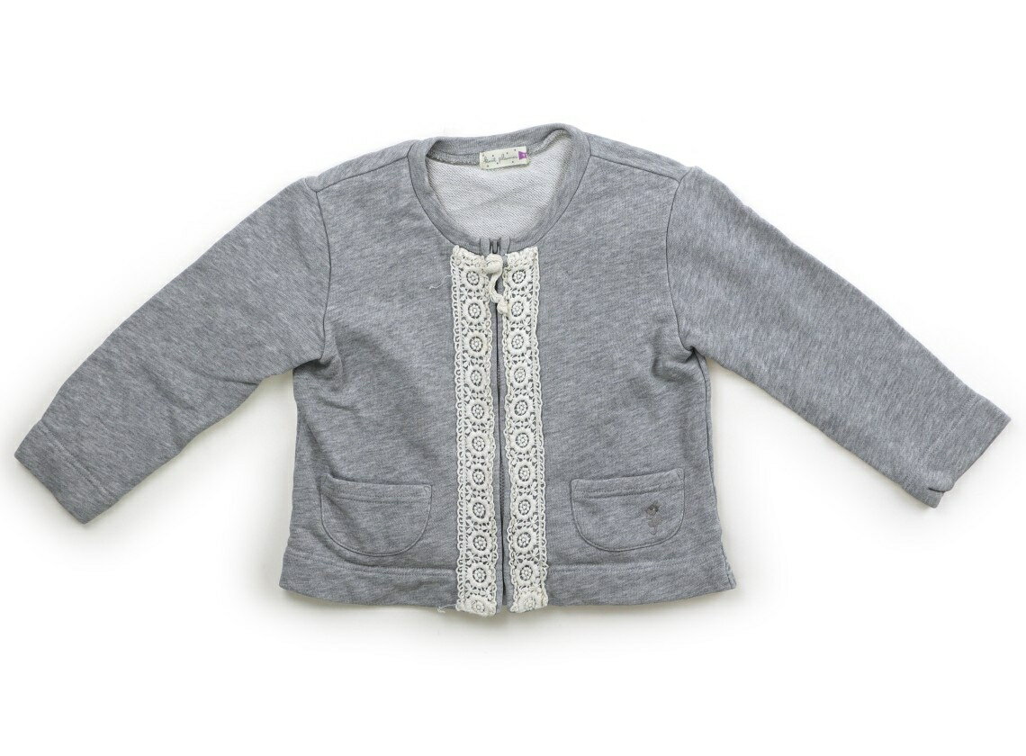 Other - ニットプランナー（KP） Knit Planner(KP) ジップアップトレーナー 95 女の子 グレー 子供服 ベビー服 キッズ アウトレット ユーズド 【中古】キッズ・ベビー・マタニティ