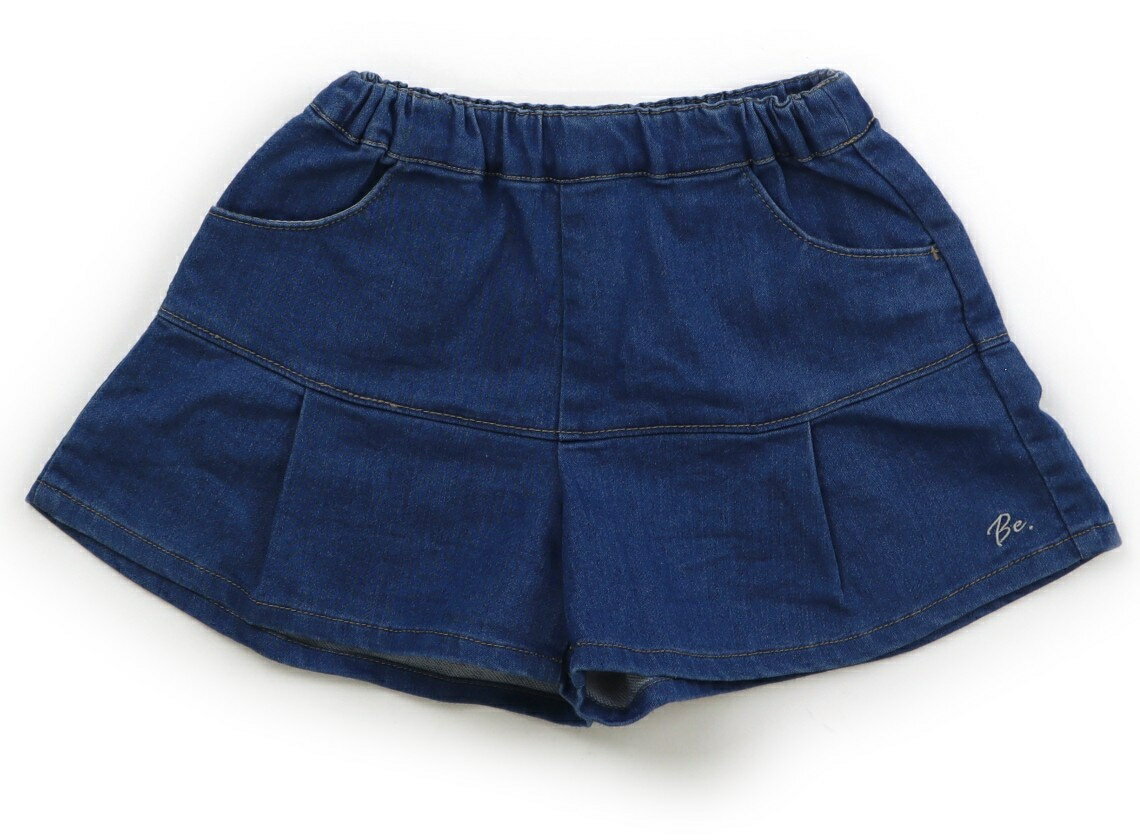 べべ BeBe キュロット 100 女の子 ブルーデニム 子供服 ベビー服 キッズ アウトレット ユーズド 【中古】キッズ・ベビー・マタニティ