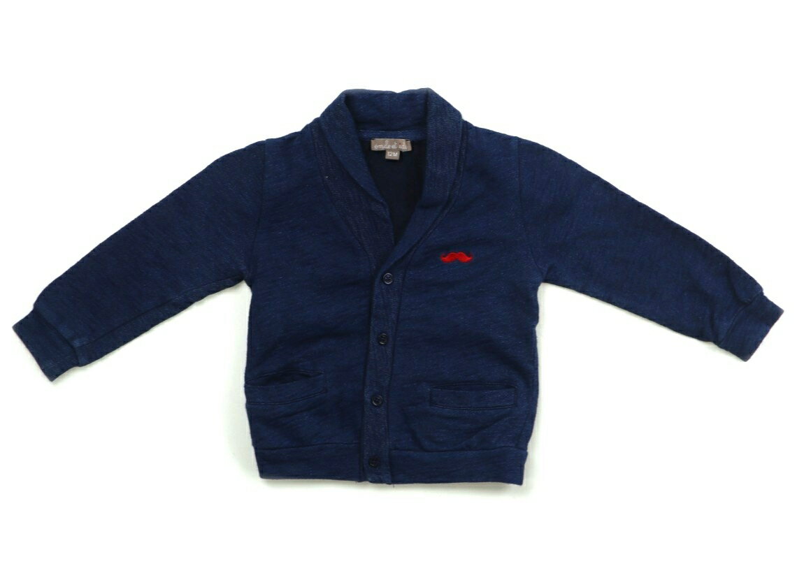Rakuten - エミール・エ・イダ Emile et ida カーディガン 70 男の子 ネイビー 子供服 ベビー服 キッズ アウトレット ユーズド 【中古】キッズ・ベビー・マタニティ