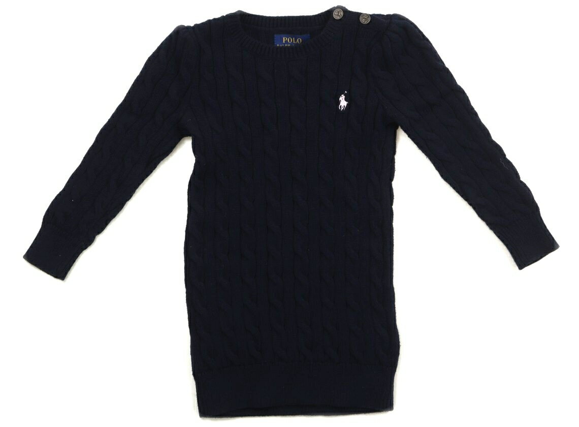 ポロラルフローレン POLO RALPH LAUREN チュニック 100 女の子 ネイビー 子供服 ベビー服 キッズ アウトレット ユーズド 【中古】キッズ・ベビー・マタニティ