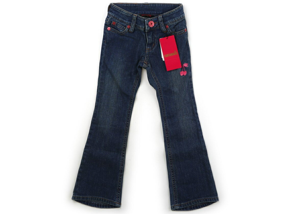 アースマジック EARTHMAGIC ジーンズ 110 女の子 ブルー・ピンク 子供服 ベビー服 キッズ アウトレット ユーズド 【中古】キッズ・ベビー・マタニティ