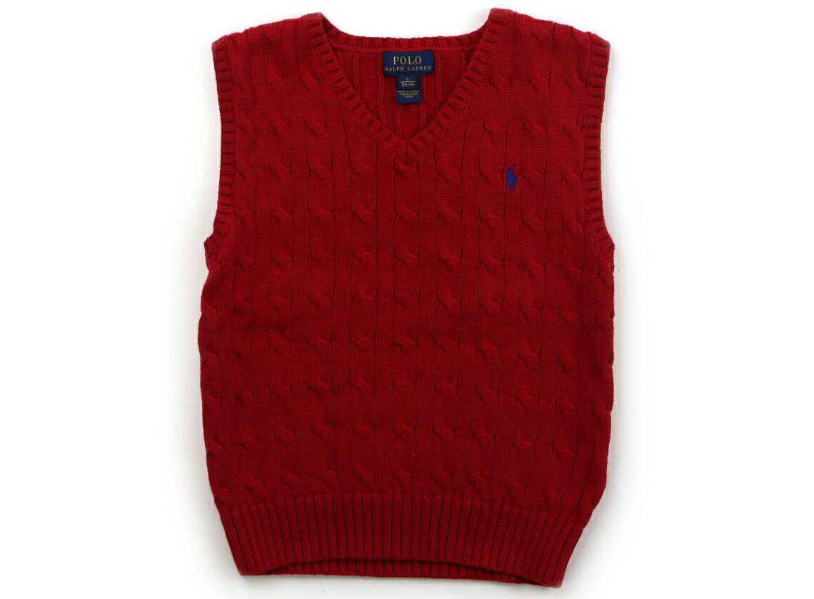 ポロラルフローレン POLO RALPH LAUREN ベスト 120 女の子 レッド 子供服 ベビー服 キッズ アウトレット ユーズド 【中古】キッズ・ベビー・マタニティ