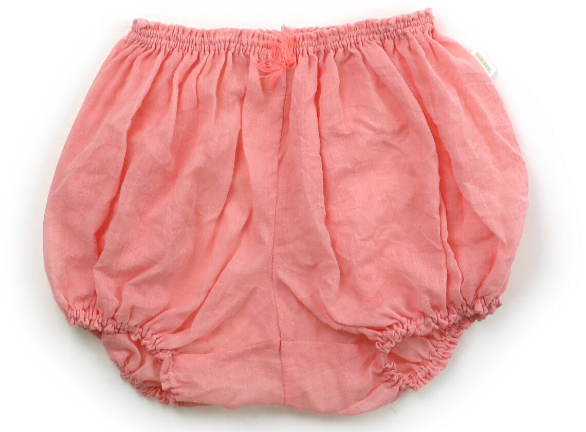　ブランド 　MARLMARL(マールマール) 　カテゴリー 　ショートパンツ 　サイズ 　80サイズ 　色 　ライトピンク 　状態 　★★★ 　記名 　なし 　ジャンル 　Girl 薄手のコットン・ポリエステル素材。透け感があります。平置...