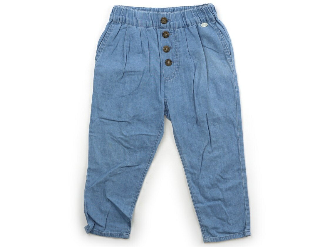 　ブランド 　petit main(プティマイン) 　カテゴリー 　ジーンズ 　サイズ 　100サイズ 　色 　サックス 　状態 　★★★ 　記名 　なし 　ジャンル 　Girl 薄手のダンガリー。ウエストのゴムは交換穴があります。若干の色...