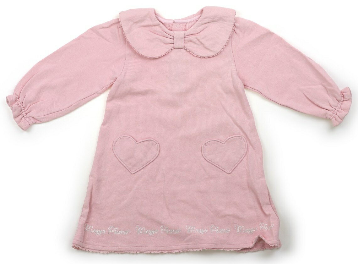 メゾピアノ mezzo piano ワンピース 100 女の子 ピンクパープル 子供服 ベビー服 キッズ アウトレット ユーズド 【中古】キッズ・ベビー・マタニティ