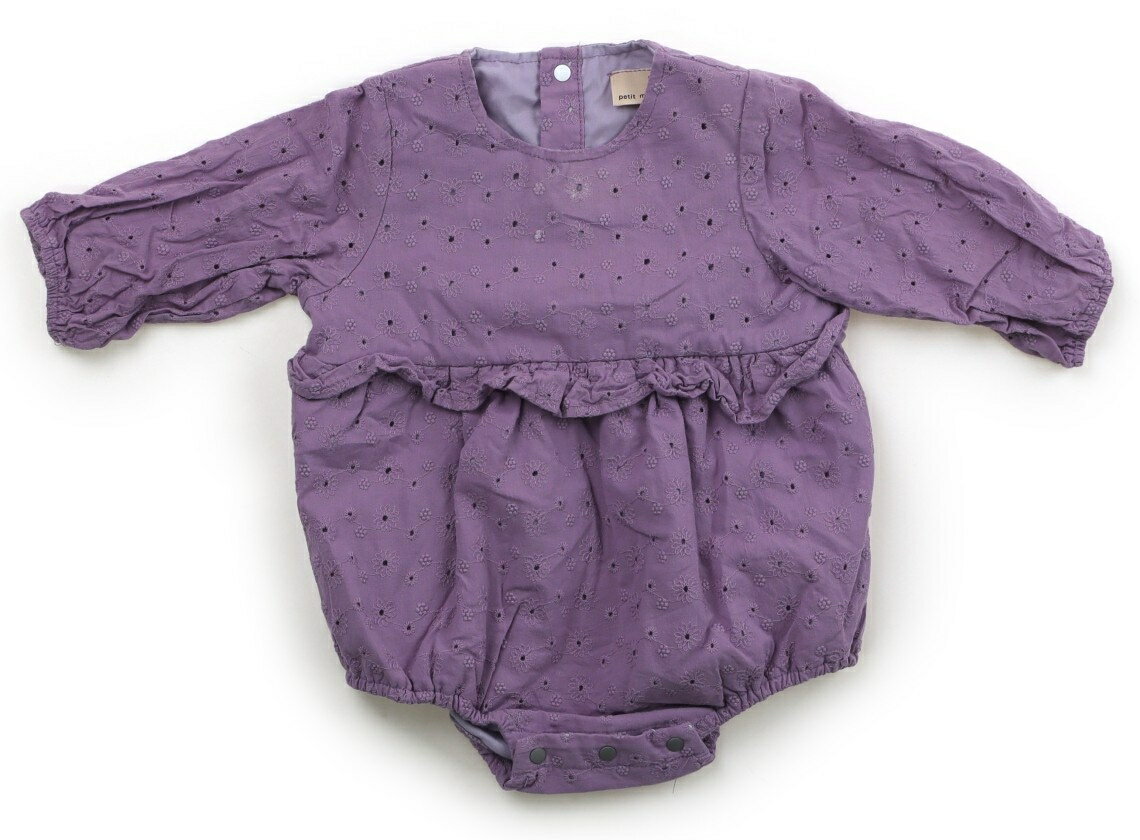 　ブランド 　petit main(プティマイン) 　カテゴリー 　ロンパース 　サイズ 　80サイズ 　色 　くすみパープル 　状態 　★★★ 　記名 　なし 　ジャンル 　Girl 全体に使用感はありますが、たくさん必要なベビーサイズ、洗い替え用にいかがでしょうか？後ろボタンあきです。 ＊【状態】【サイズ】に関しての詳しい説明はこちら