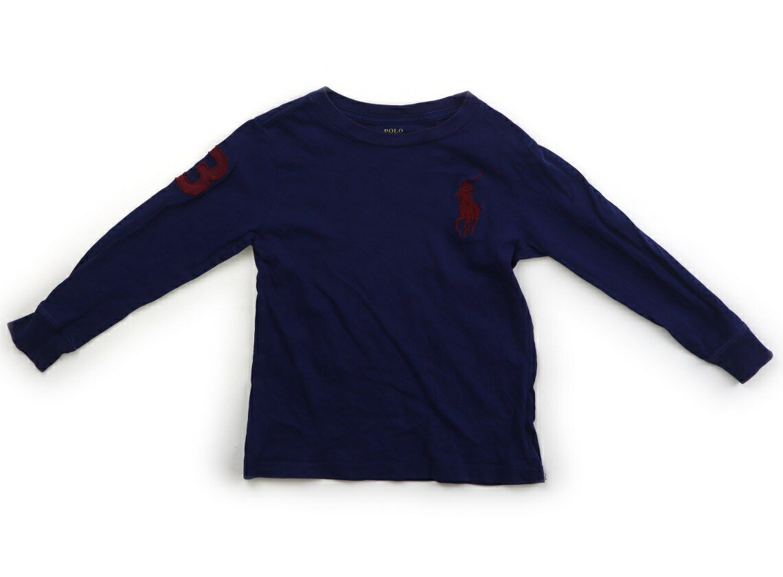ポロラルフローレン POLO RALPH LAUREN Tシャツ・カットソー 110 男の子 ネイビー 子供服 ベビー服 キッズ アウトレット ユーズド 【中古】キッズ・ベビー・マタニティ