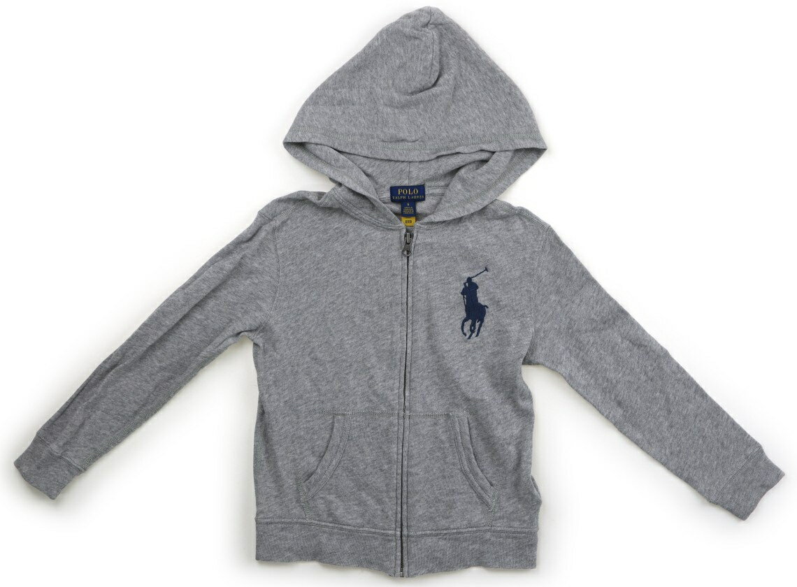 ポロラルフローレン POLO RALPH LAUREN パーカー 120 男の子 グレー 子供服 ベビー服 キッズ アウトレット ユーズド 【中古】キッズ・ベビー・マタニティ