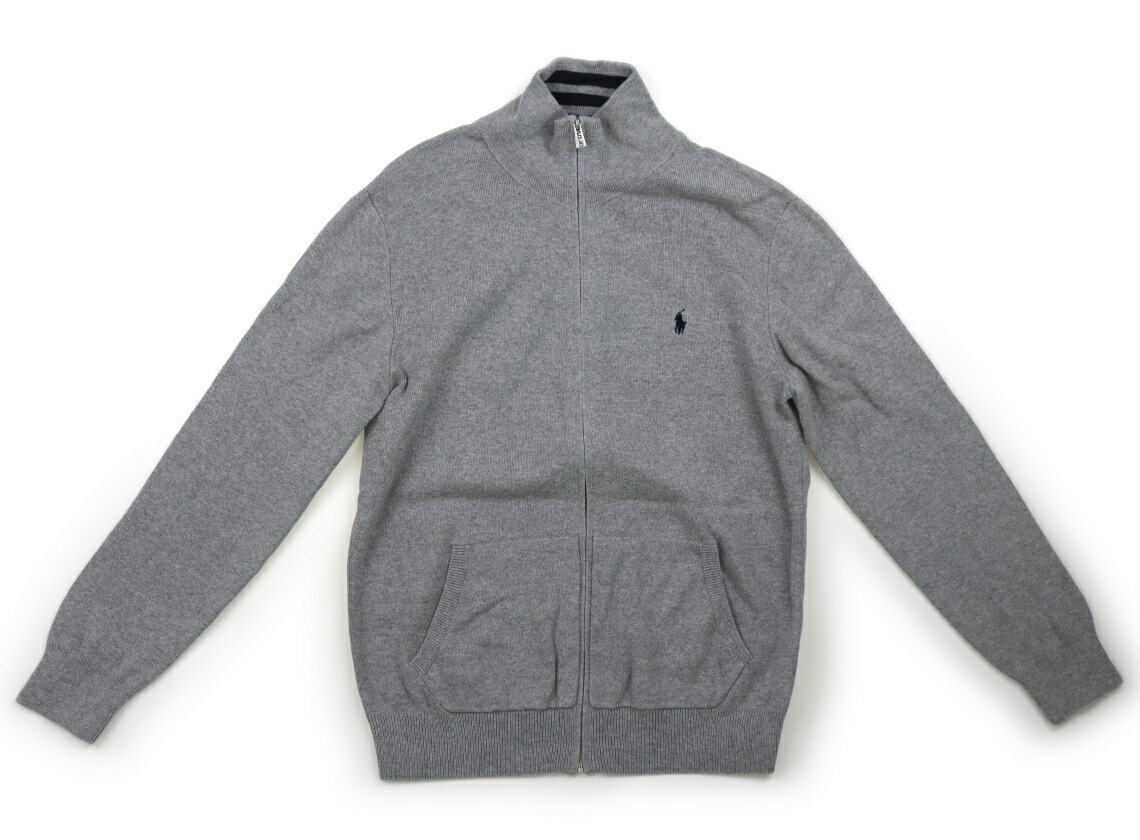 ポロラルフローレン POLO RALPH LAUREN カーディガン 160 男の子 グレー 子供服 ベビー服 キッズ アウトレット ユーズド 【中古】キッズ・ベビー・マタニティ