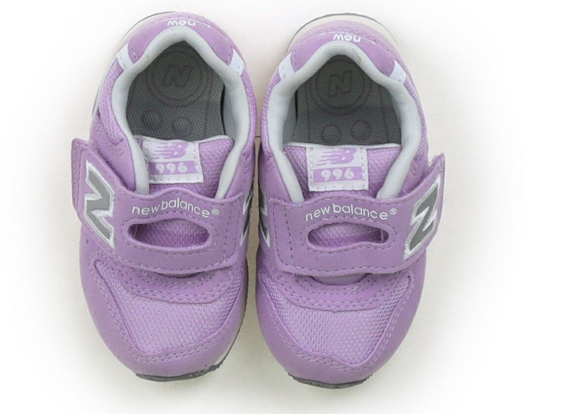 ニューバランス New Balance スニーカー 靴13cm〜 女の子 ライトパープル・グレー 子供服 ベビー服 キ..