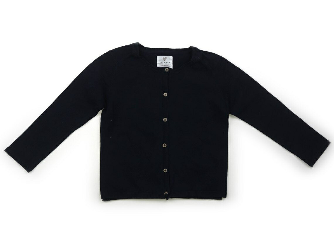 Cardigans - ザラ ZARA カーディガン 120 女の子 ネイビー 子供服 ベビー服 キッズ アウトレット ユーズド 【中古】キッズ・ベビー・マタニティ