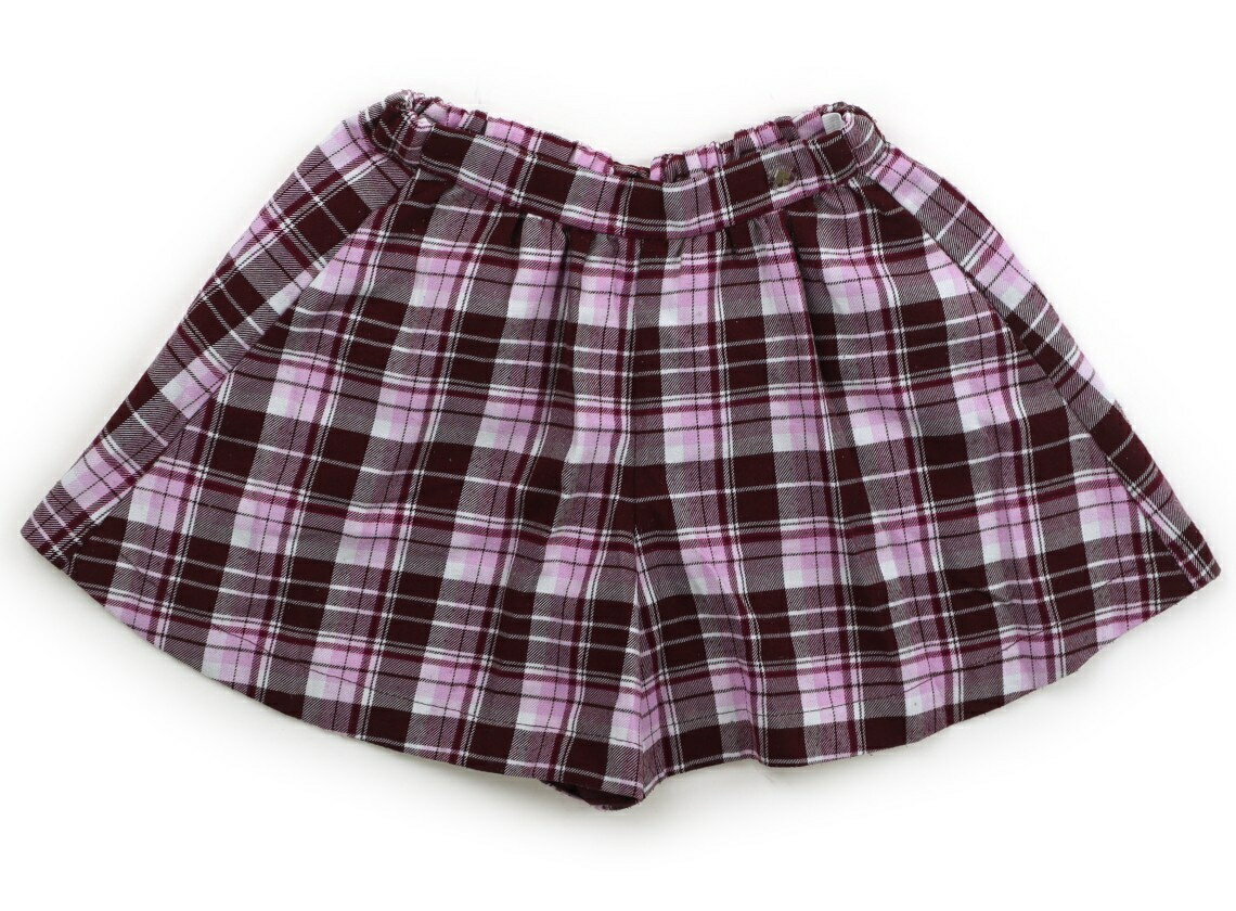 ケイトスペード Kate Spade キュロット 120 女の子 バーガンディ・ピンク他・チェック 子供服 ベビー服..
