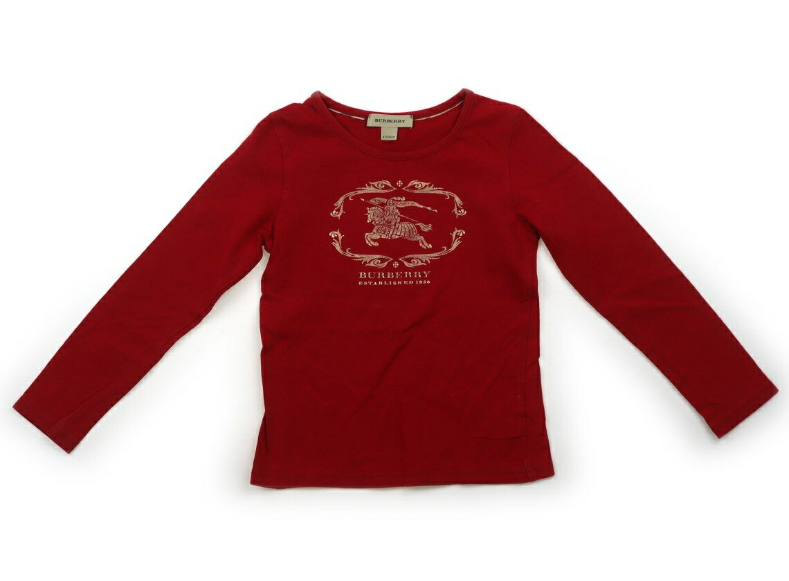 バーバリー BURBERRY Tシャツ・カットソー 100 男の子 赤 子供服 ベビー服 キッズ アウトレット ユーズド 【中古】キッズ・ベビー・マタニティ