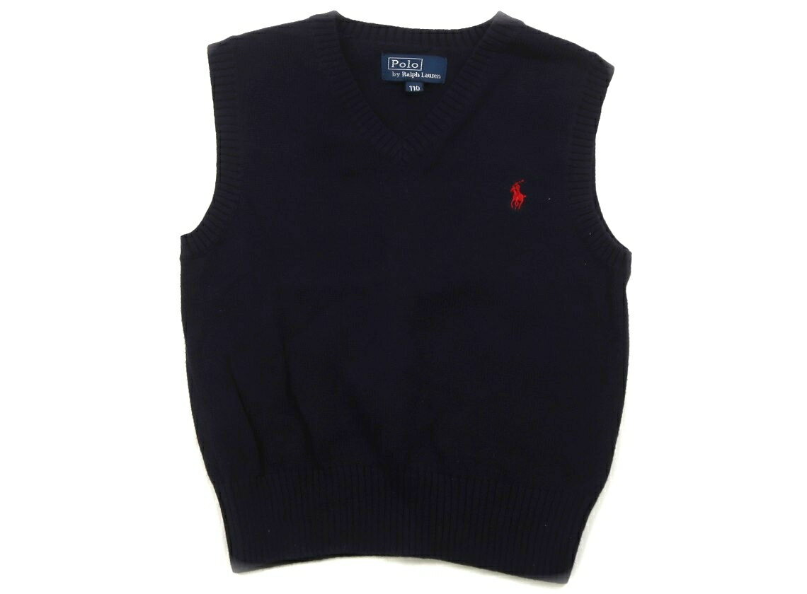 ポロラルフローレン POLO RALPH LAUREN ベスト 110 男の子 紺 子供服 ベビー服 キッズ アウトレット ユーズド 【中古】キッズ・ベビー・マタニティ