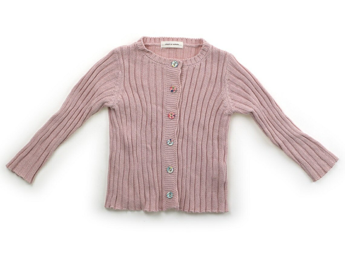 センスオブワンダー Sense of Wonder カーディガン 80 女の子 ライトピンク 子供服 ベビー服 キッズ アウトレット ユーズド 【中古】キッズ・ベビー・マタニティ