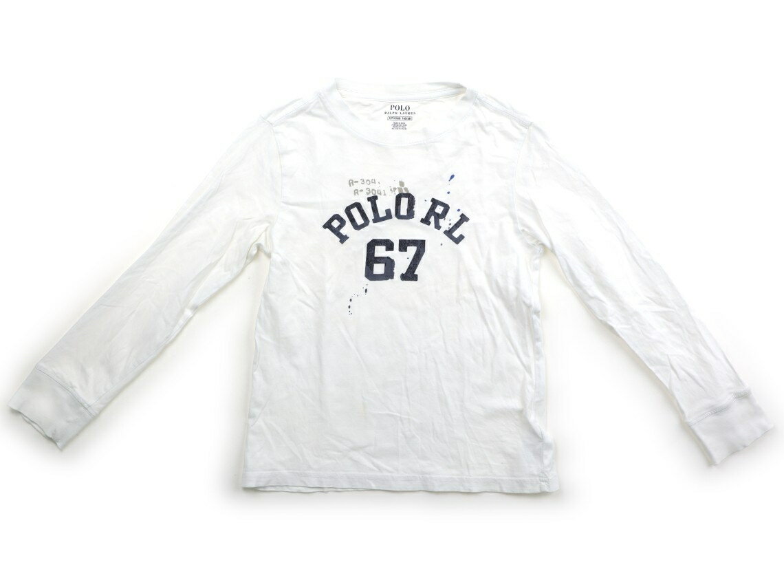 ポロラルフローレン POLO RALPH LAUREN Tシャツ・カットソー 140 男の子 白 子供服 ベビー服 キッズ アウトレット ユーズド 【中古】キッズ・ベビー・マタニティ