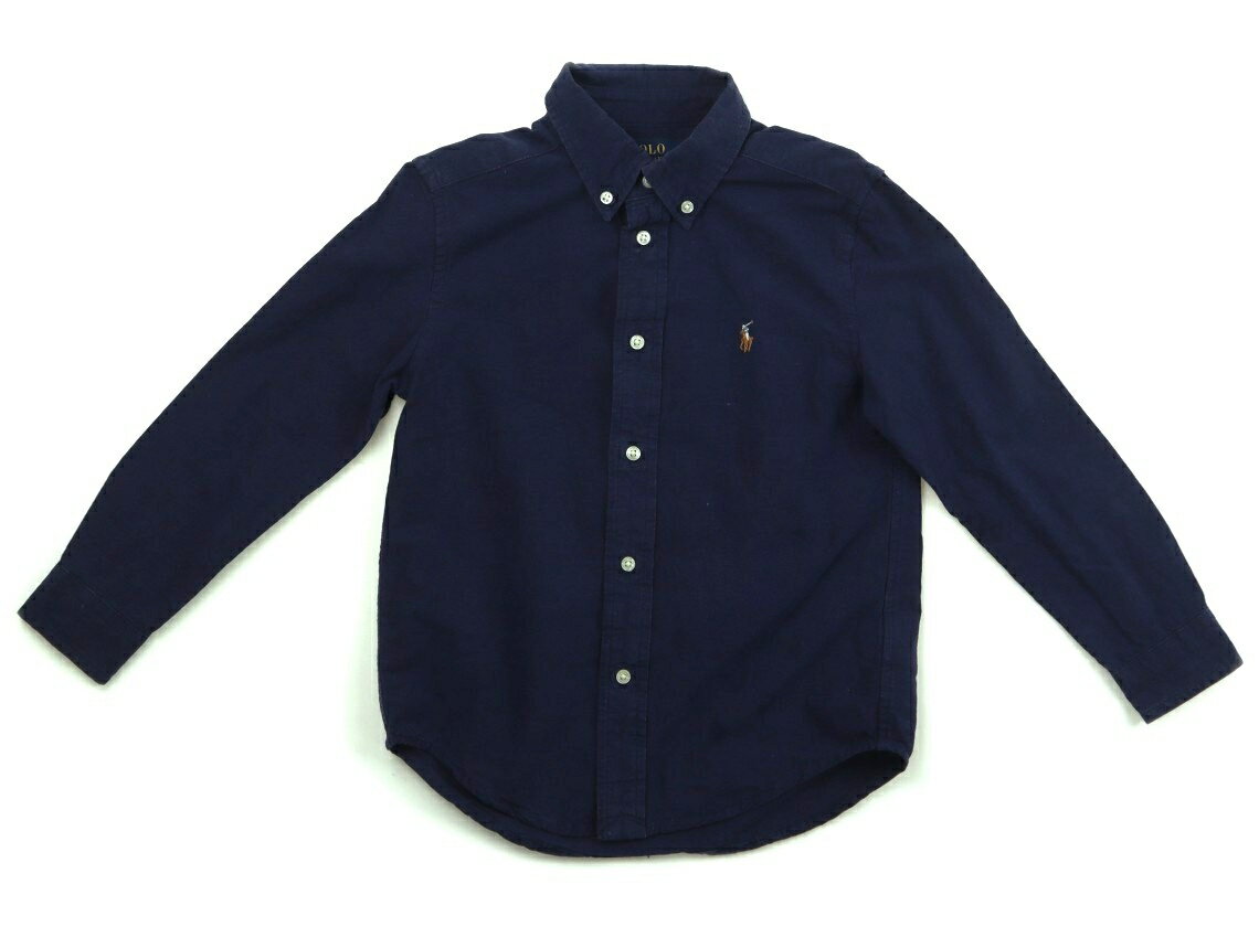 ポロラルフローレン POLO RALPH LAUREN シャツ・ブラウス 120 女の子 ネイビー 子供服 ベビー服 キッズ アウトレット ユーズド 【中古】キッズ・ベビー・マタニティ