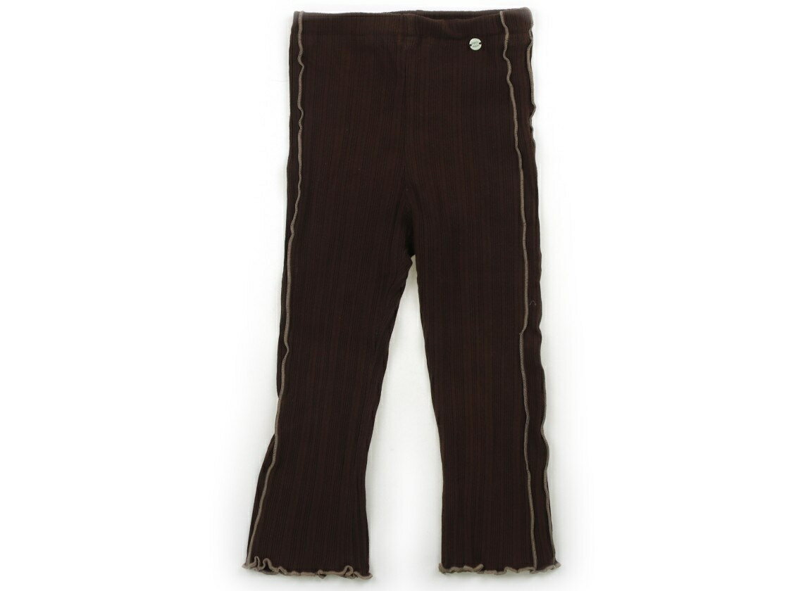 プティマイン petit main レギンス 100 女の子 ブラウン 子供服 ベビー服 キッズ アウトレット ユーズ..