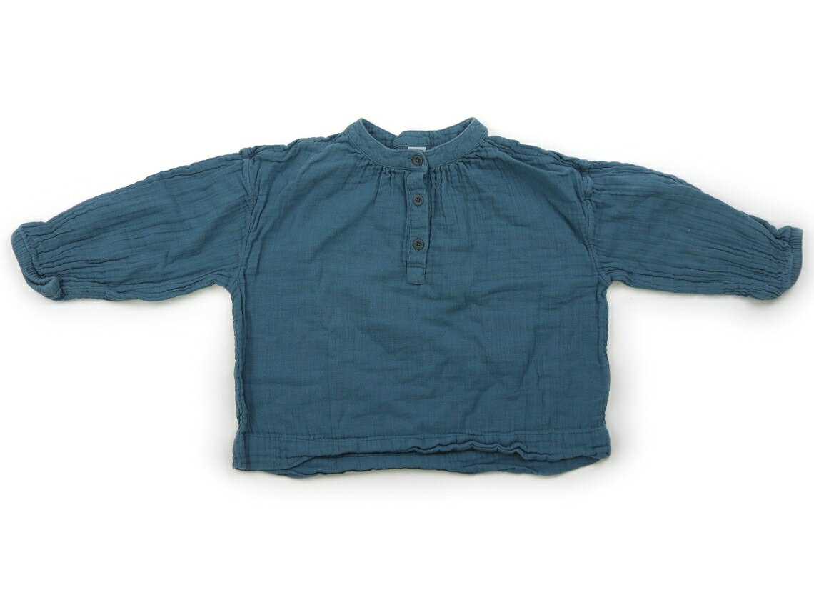 プチバトー PETIT BATEAU シャツ・ブラウス 110 女の子 オールドブルー 子供服 ベビー服 キッズ アウトレット ユーズド 【中古】キッズ・ベビー・マタニティ