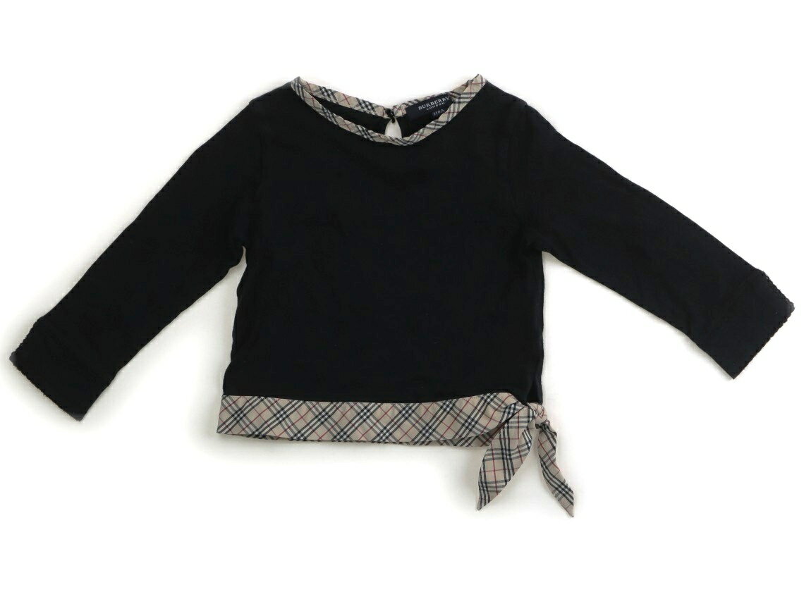 バーバリー BURBERRY Tシャツ・カットソー 110 女の子 ブラック 子供服 ベビー服 キッズ アウトレット ユーズド 【中古】キッズ・ベビー・マタニティ