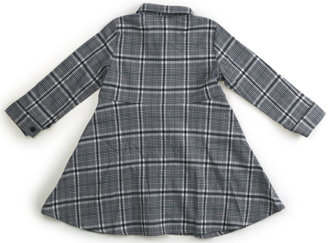 べべ BeBe ワンピース 100 女の子 チャコールグレンチェック 子供服 ベビー服 キッズ アウトレット ユーズド 【中古】キッズ・ベビー・マタニティ