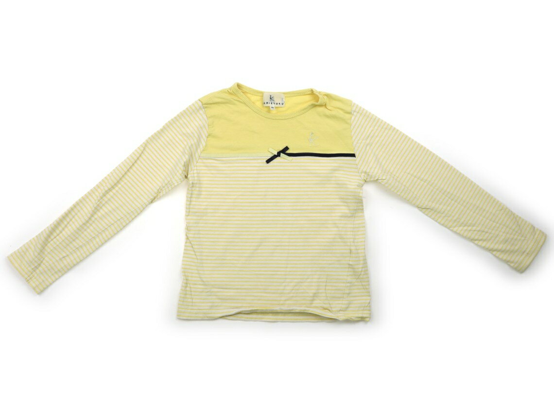 組曲 Kumikyoku Tシャツ・カットソー 140 女の子 黄色、白 子供服 ベビー服 キッズ アウトレット ユーズド 【中古】キッズ・ベビー・マタニティ