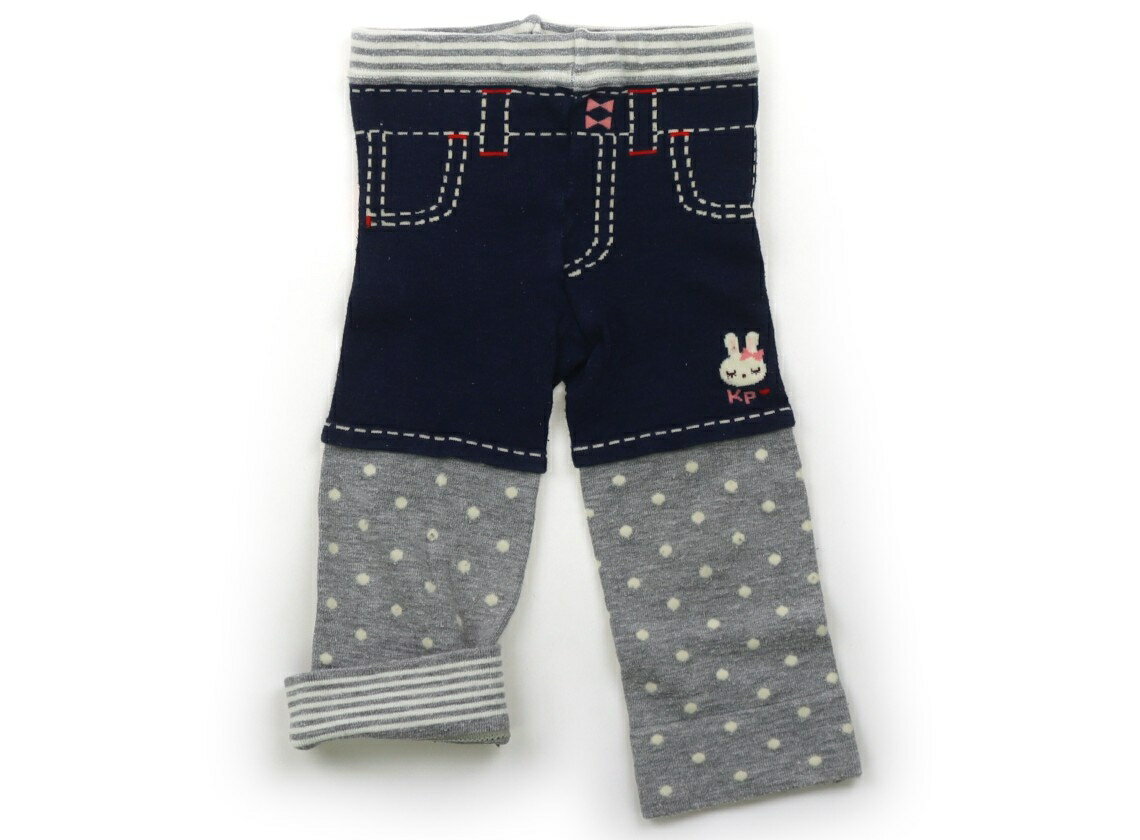 ニットプランナー（KP） Knit Planner(KP) レギンス 80 女の子 ネイビー、グレー 子供服 ベビー服 キッ..