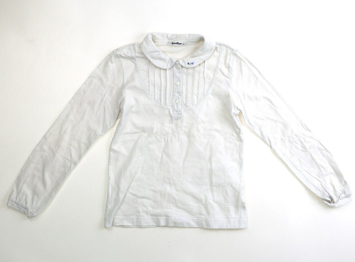 ファミリア familiar Tシャツ・カットソー 150 女の子 ホワイト 子供服 ベビー服 キッズ アウトレット ユーズド 【中古】キッズ・ベビー・マタニティ