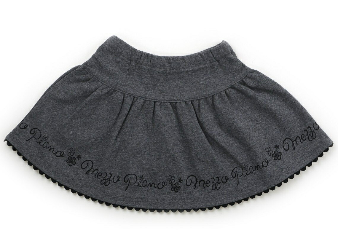 メゾピアノ mezzo piano スカート 90 女の子 グレー、レース 子供服 ベビー服 キッズ アウトレット ユーズド 【中古】キッズ・ベビー・マタニティ