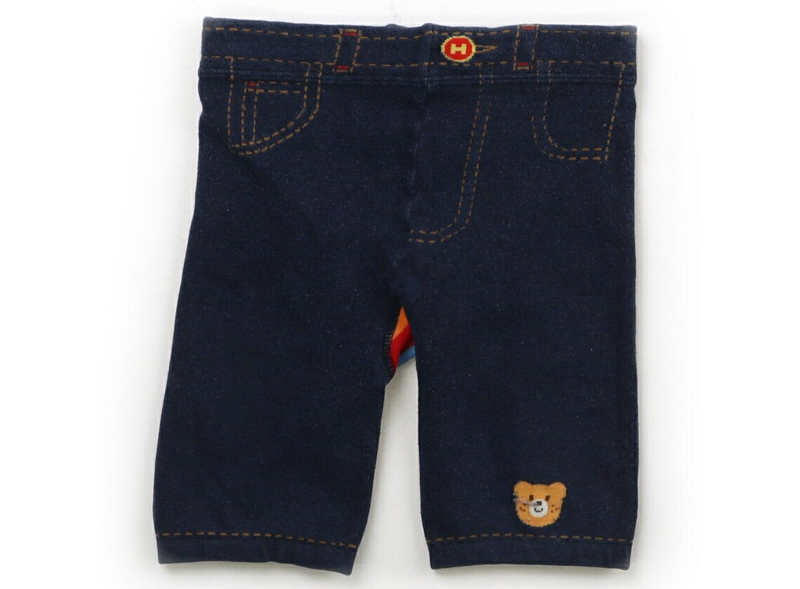 ミキハウス miki HOUSE レギンス 80 女の子 紺 子供服 ベビー服 キッズ アウトレット ユーズド 【中古..