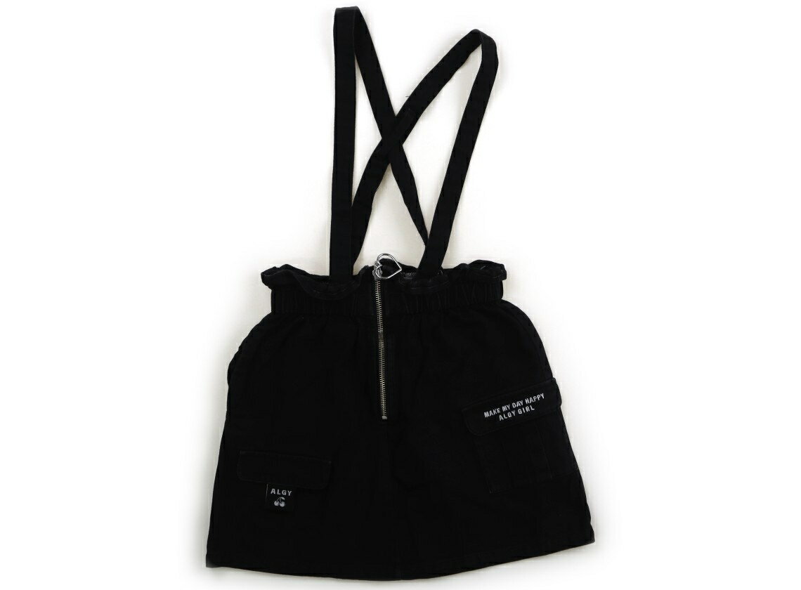 アルジー ALGY ジャンパースカート 140 女の子 黒 子供服 ベビー服 キッズ アウトレット ユーズド 【中古】キッズ・ベビー・マタニティ