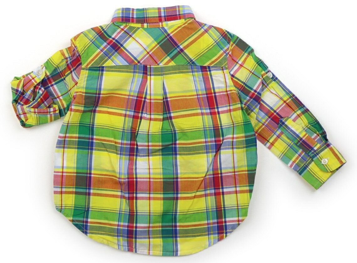 ラルフローレン Ralph Lauren シャツ・ブラウス 80 男の子 イエロー・ローズピンク・ブルー・マドラスチェック 子供服 ベビー服 キッズ アウトレット ユーズド 【中古】キッズ・ベビー・マタニティ