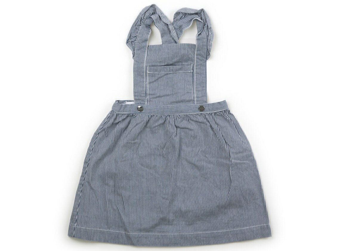 ジャカディ Jacadi ジャンパースカート 110 女の子 オフ・ブルーヒッコリー 子供服 ベビー服 キッズ ア..