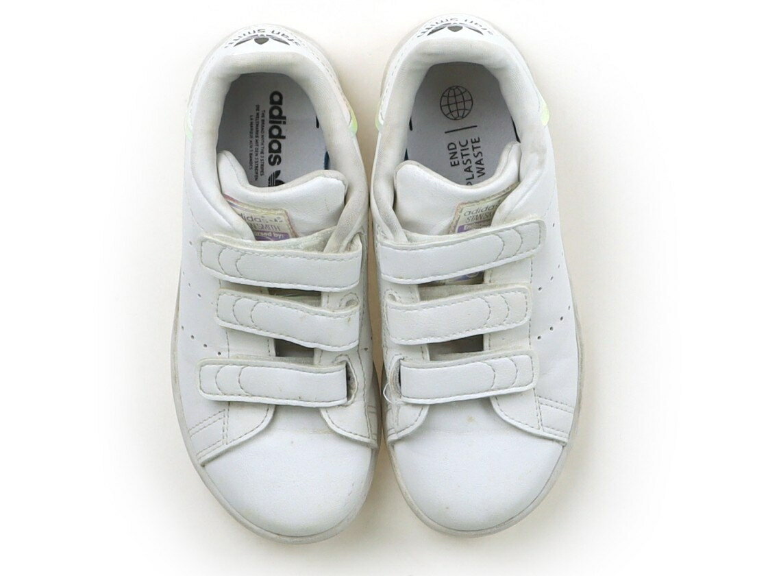 アディダス Adidas スニーカー 靴18cm〜 男の子 ホワイト 子供服 ベビー服 キッズ アウトレット ユーズド 【中古】キッズ・ベビー・マタニティ