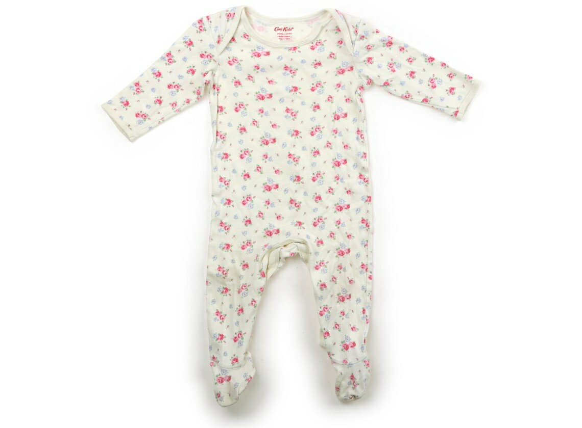 キャスキッドソン Cath Kidston オールインワン 70 女の子 アイボリー・ピンク・ブルー・バラ柄 子供服 ベビー服 キッズ アウトレット ..