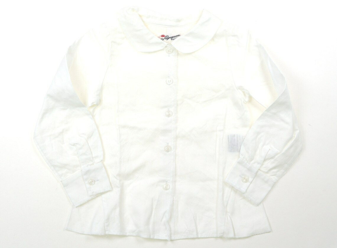 サヱグサ SAYEGUSA シャツ・ブラウス 100 女の子 オフホワイト 子供服 ベビー服 キッズ アウトレット ユーズド 【中古】キッズ・ベビー・マタニティ