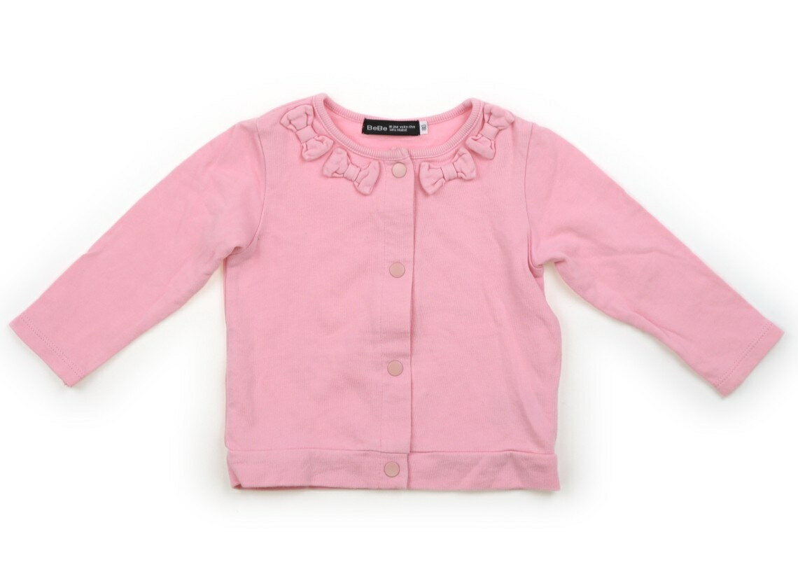べべ BeBe カーディガン 80 女の子 ピンク 子供服 ベビー服 キッズ アウトレット ユーズド 【中古】キッズ・ベビー・マタニティ