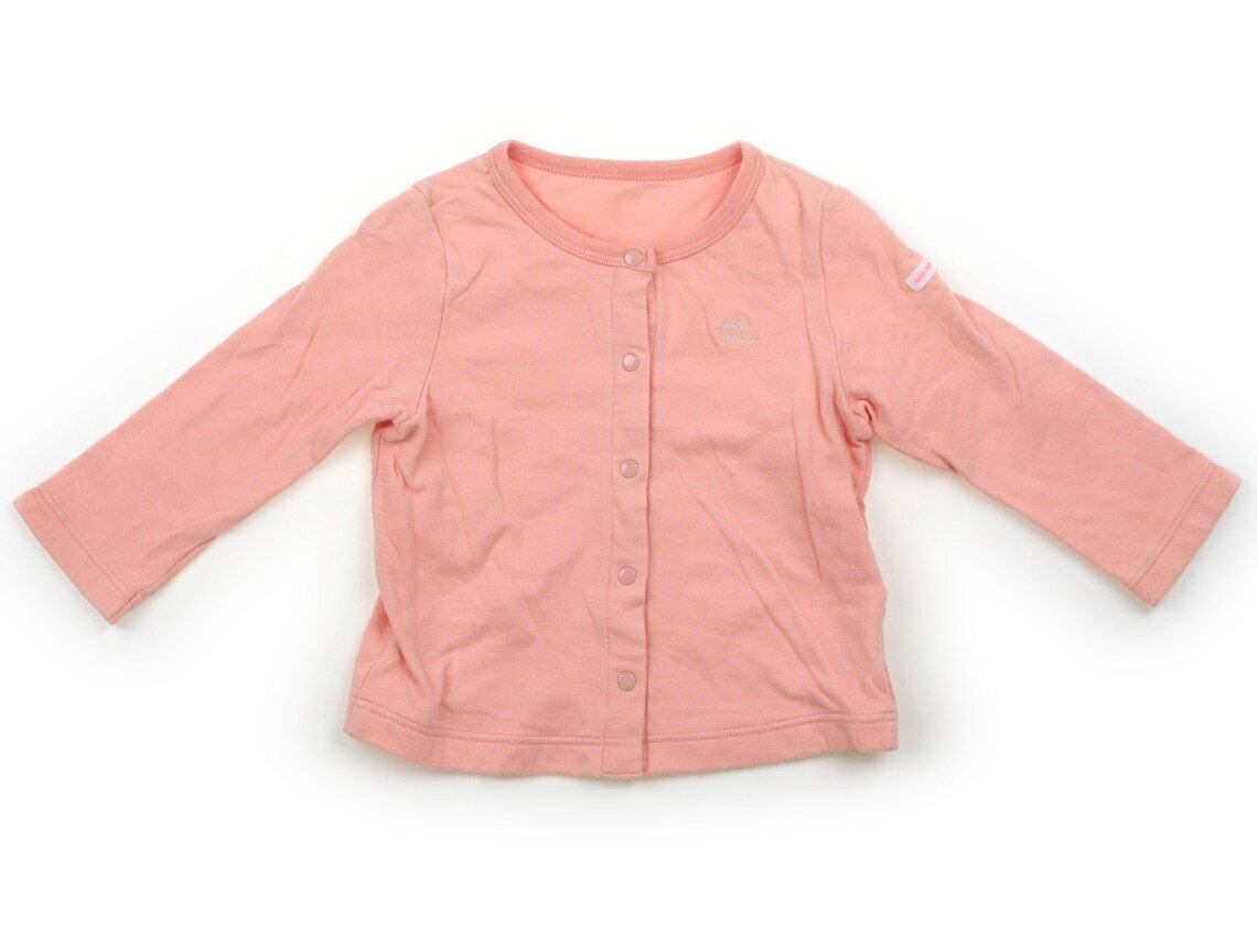 Rakuten - ミキハウス miki HOUSE カーディガン 70 女の子 ピンク 子供服 ベビー服 キッズ アウトレット ユーズド 【中古】キッズ・ベビー・マタニティ