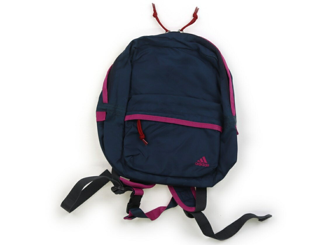 アディダス Adidas リュックサック キッズ用品 女の子 ネイビー、ピンク 子供服 ベビー服 キッズ アウトレット ユーズド 【中古】キッズ・ベビー・マタニティ