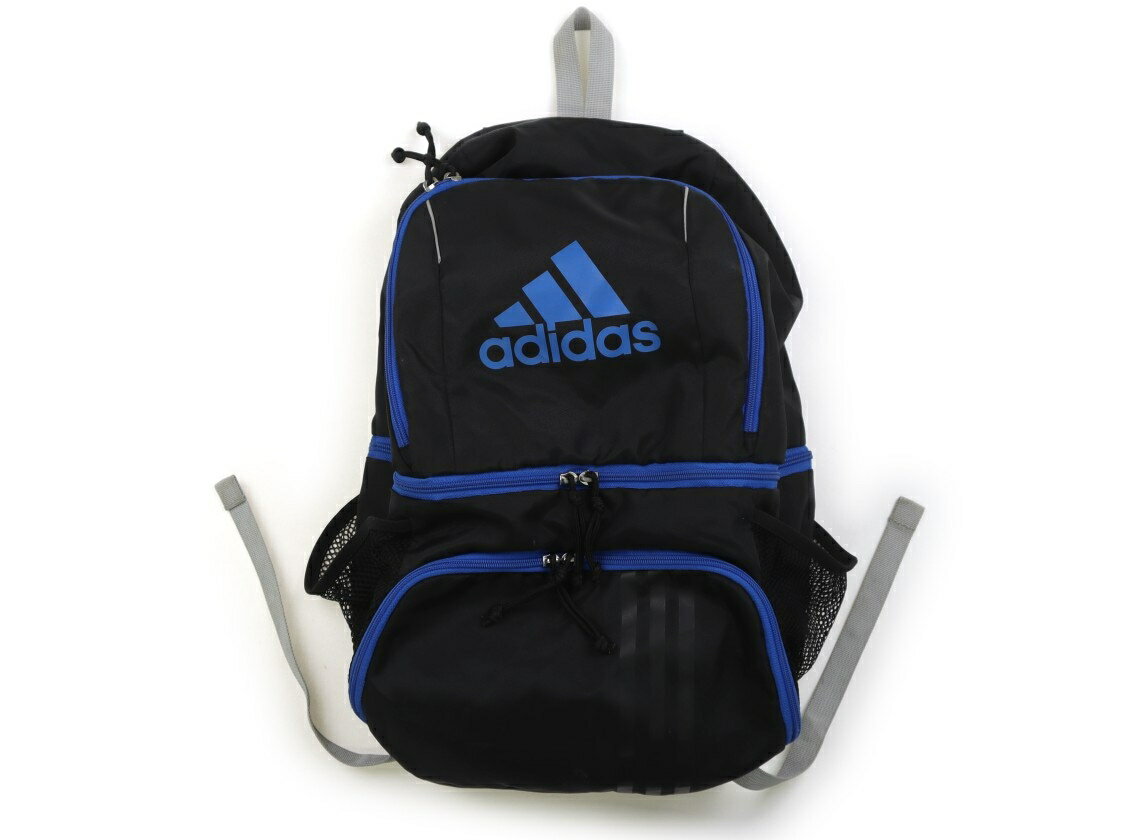 アディダス Adidas リュックサック キッズ用品 男の子 黒、ブルー 子供服 ベビー服 キッズ アウトレット ユーズド 【中古】キッズ・ベビー・マタニティ