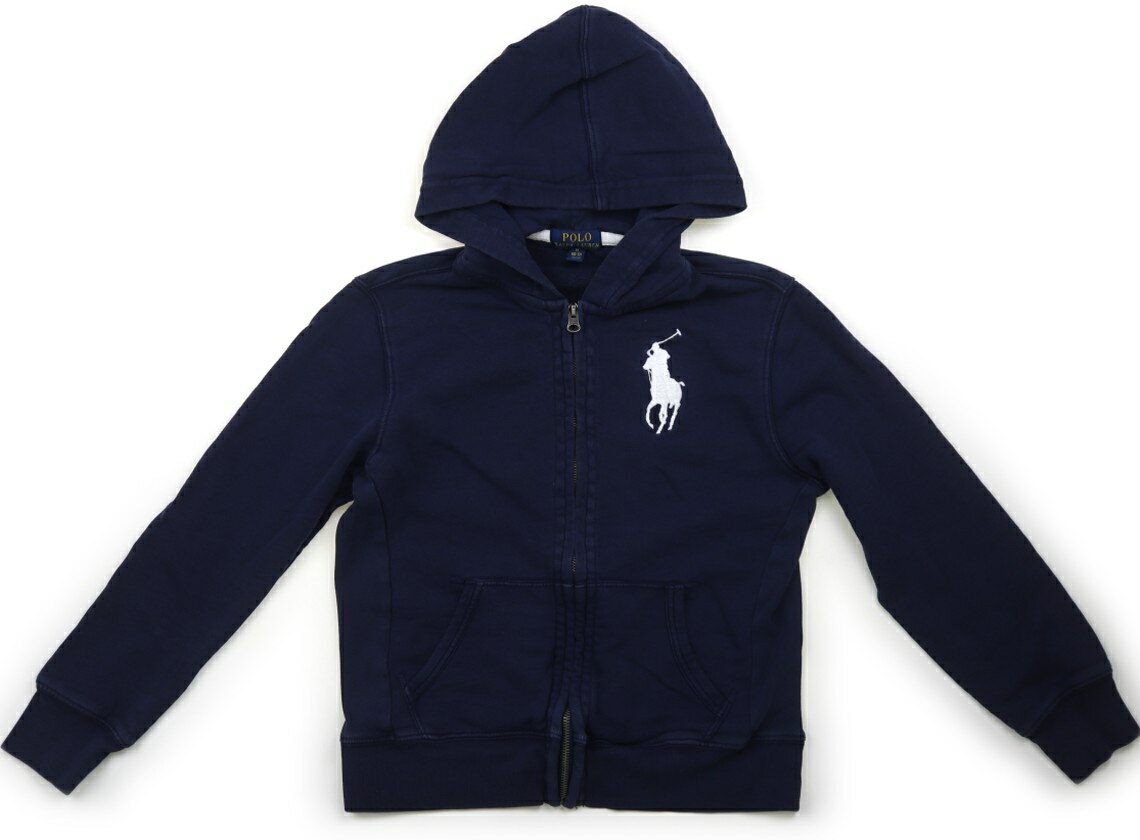 ポロラルフローレン POLO RALPH LAUREN パーカー 150 女の子 ネイビー 子供服 ベビー服 キッズ アウトレット ユーズド 【中古】キッズ・ベビー・マタニティ