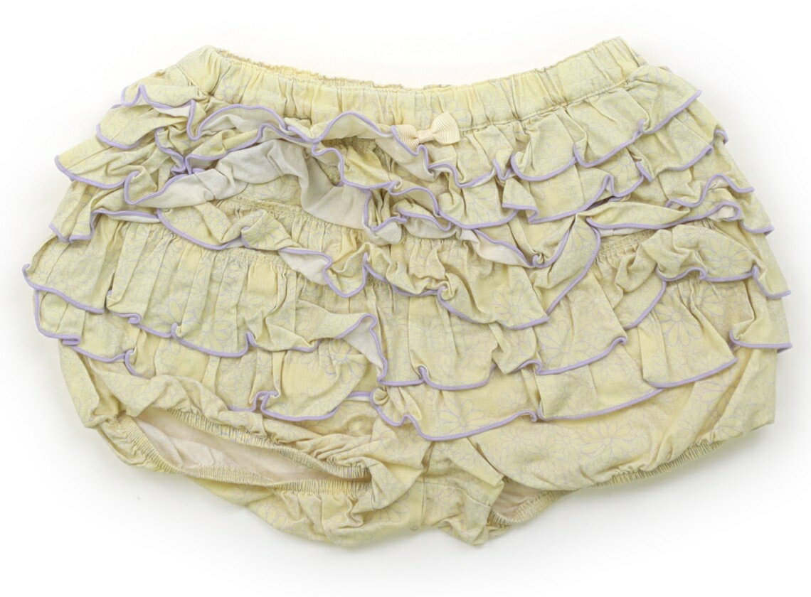 フェフェ fafa ショートパンツ 90 女の子 イエロー・花柄 子供服 ベビー服 キッズ アウトレット ユーズド 【中古】キッズ・ベビー・マタニティ