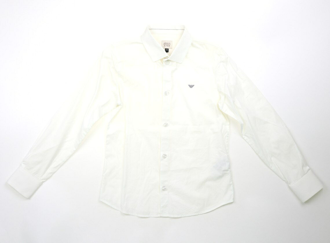アルマーニ Armani シャツ・ブラウス 140 男の子 白 子供服 ベビー服 キッズ アウトレット ユーズド 【中古】キッズ・ベビー・マタニティ