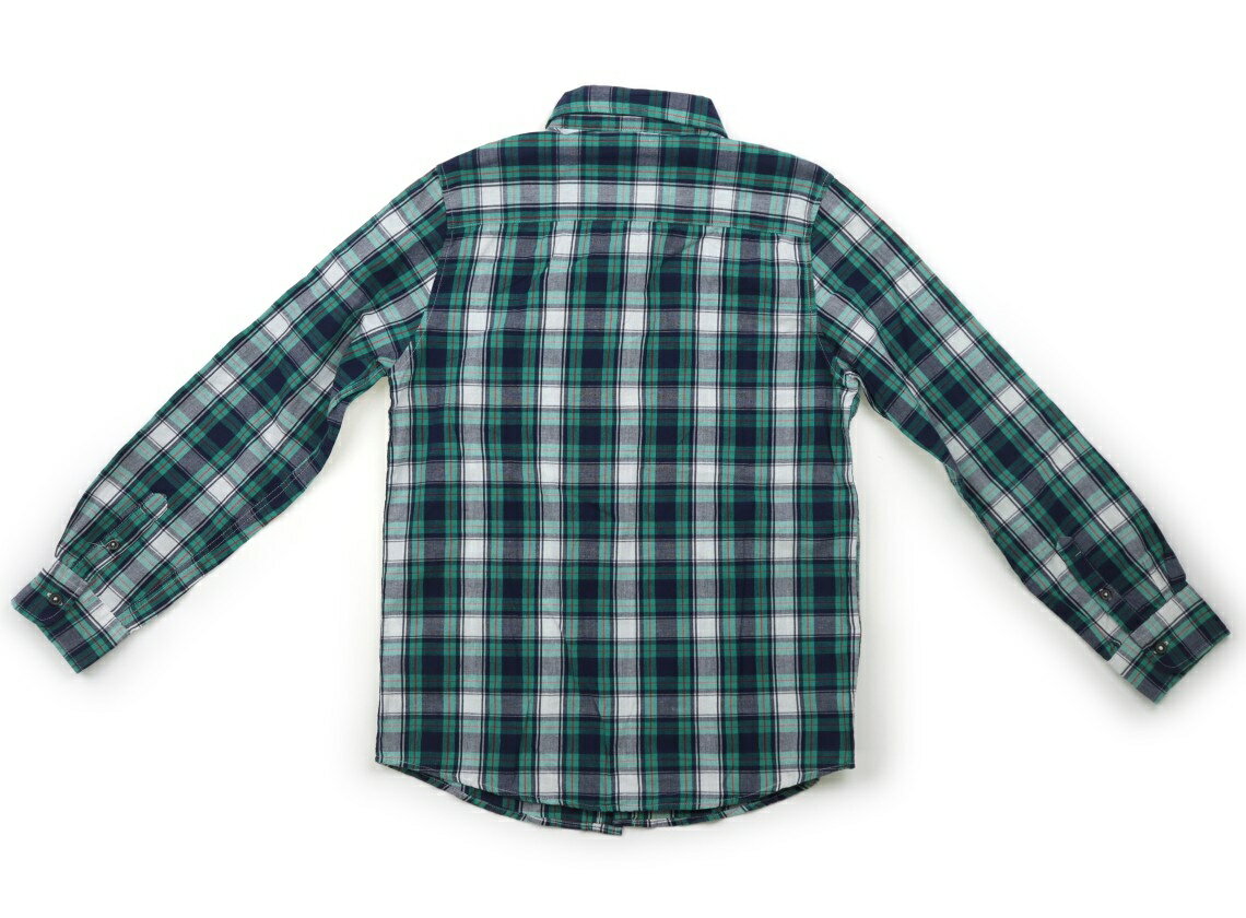 CarryOnのザラ ZARA シャツ・ブラウス 140 男の子 ネイビー・グリーン・チェック 子供服 ベビー服 キッズ アウトレット ユーズド 【中古】キッズ・ベビー・マタニティ｜アングル2
