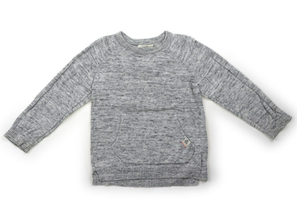 Rakuten - ザラ ZARA ニット・セーター 110 男の子 グレー 子供服 ベビー服 キッズ アウトレット ユーズド 【中古】キッズ・ベビー・マタニティ